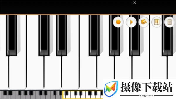 迷你钢琴软件截图